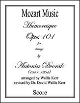 Humoresque, Opus 101 Orchestra sheet music cover